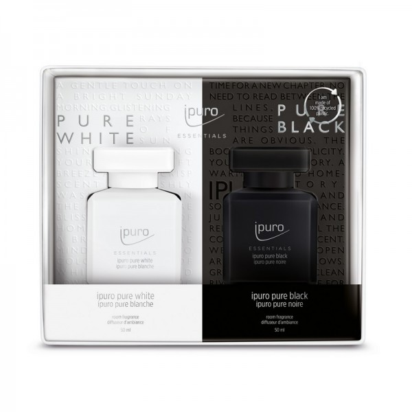 ipuro Pure Black + Pure White Geschenkset 2x50ml - Essentials
