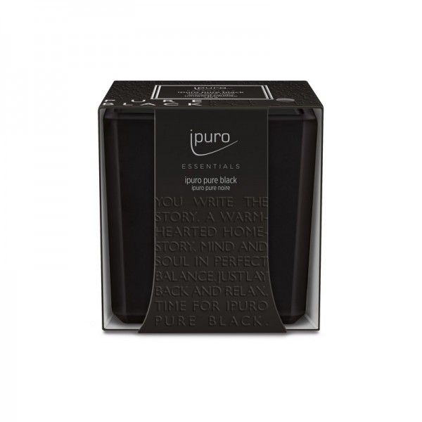 ipuro Essentials Pure Black Duftkerze 125g