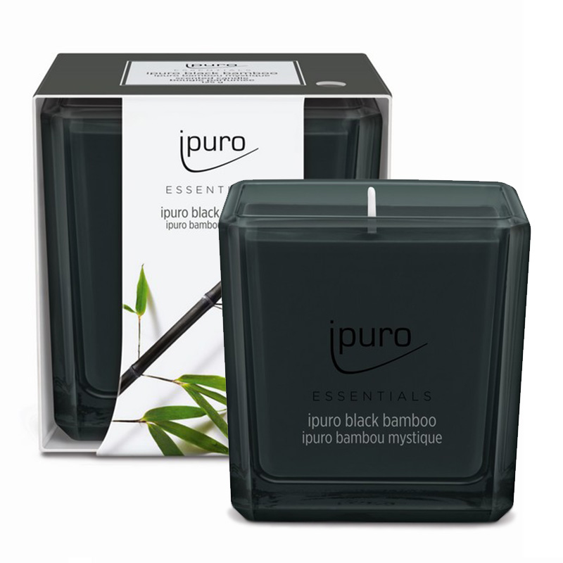ESSENTIALS ipuro black bamboo scented candle – IPURO